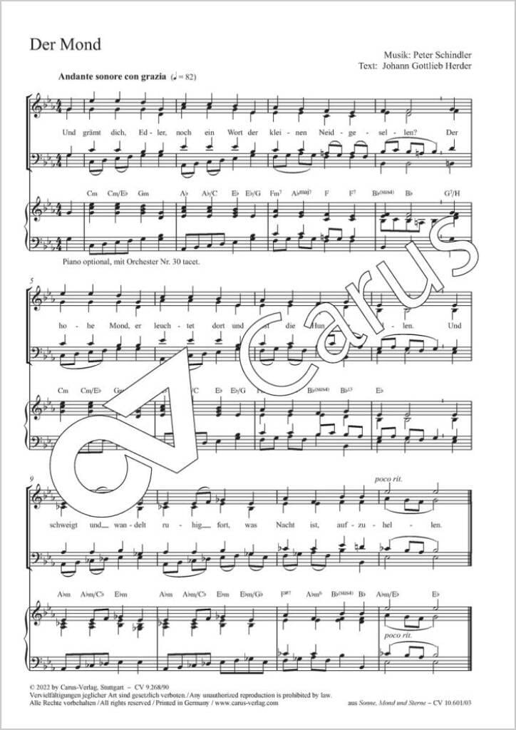 Der Mond - E flat major